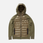 Olive Green Syna World Puffer Hooded Jacket